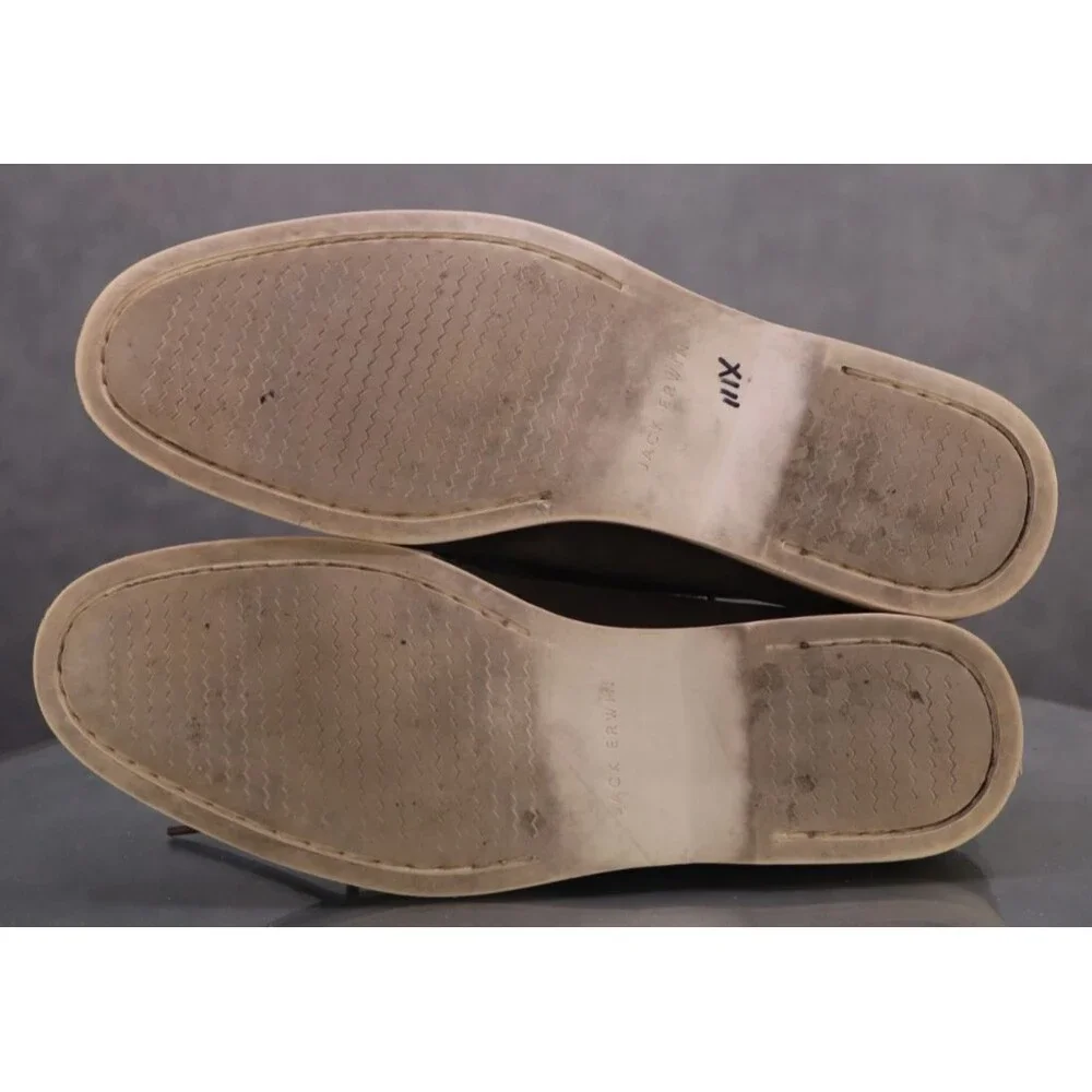 Jack Erwin Men's Boat Shoes Size 11 M Nubuck Leather Gray